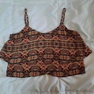 ❤️ La Heart boho crop top size M